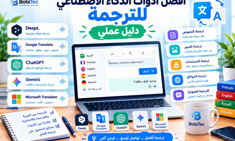 أفضل أدوات الذكاء الاصطناعي للترجمة